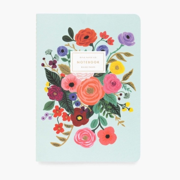 SOLD ❤️ Rifle Paper Co. Garden Party stitched notebook set - Picture 3 of 8